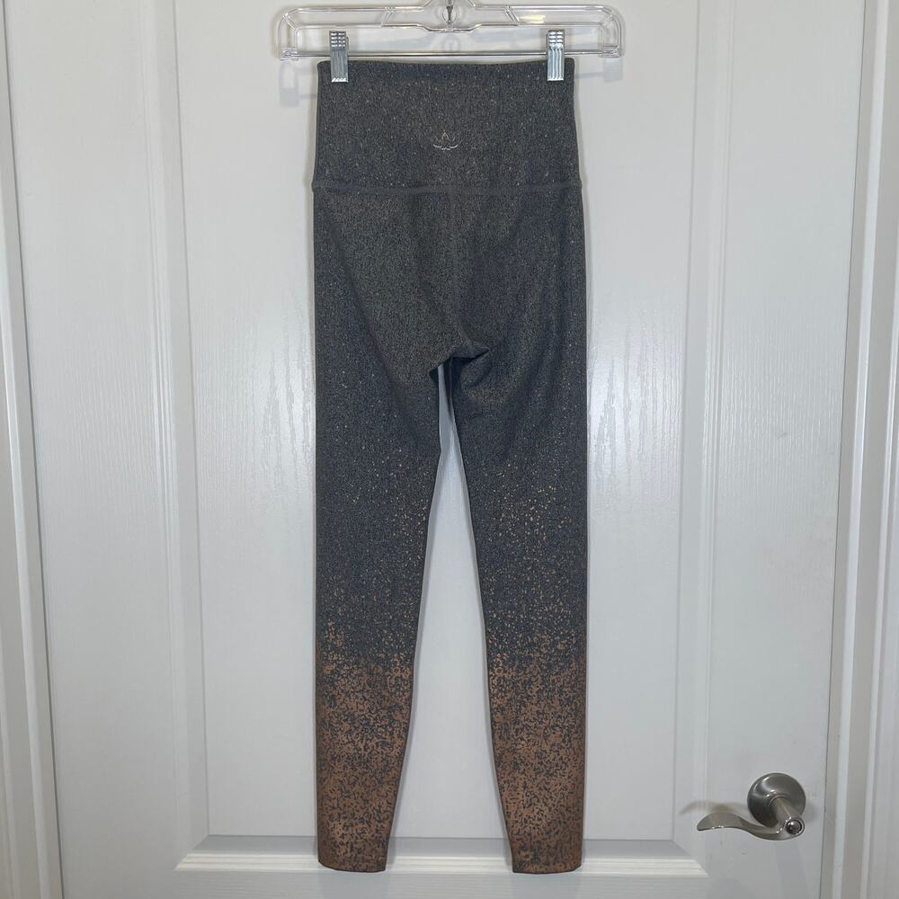 Beyond Yoga Alloy Ombre Speckle Leggings Gray Gold‎ Metallic S - Picture 5 of 6
